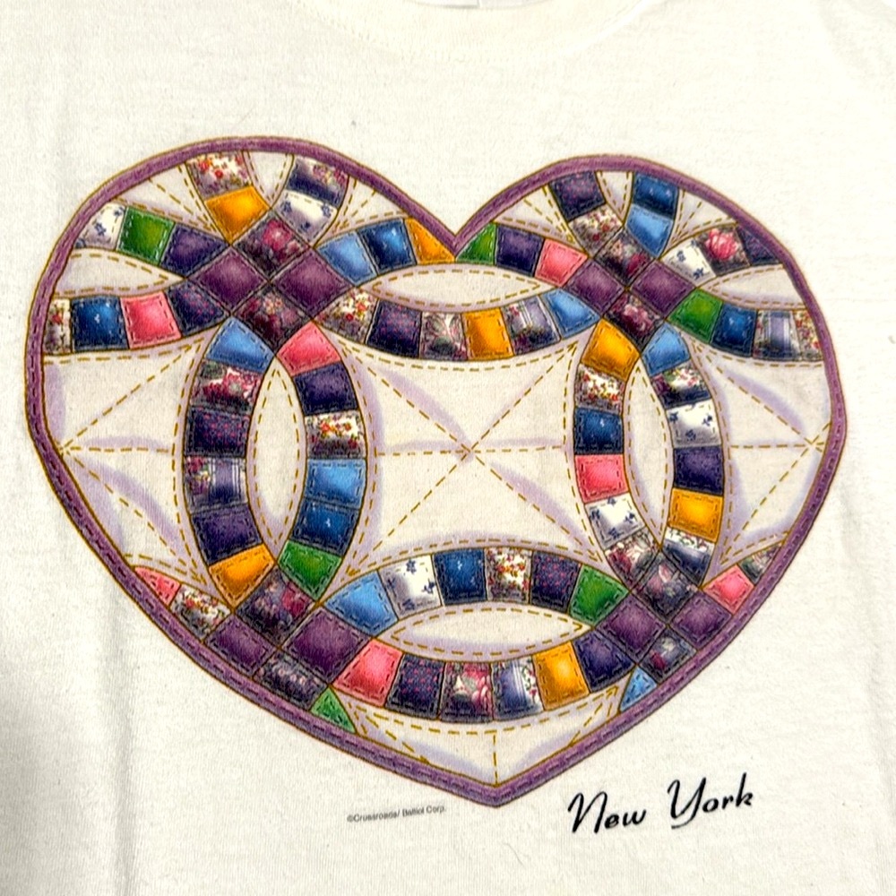 Y2K New York Heart T-Shirt - Picture 2 of 4